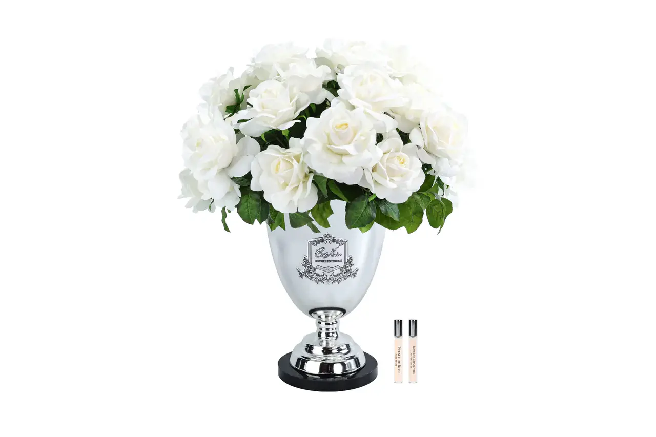 CÔTE NOIRE - SIGNATURE ROSE BOUQUET - Ivory White