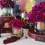 Thumbnail: COTE NOIRE - 5 ROSES - CLEAR VASE - CARMINE RED