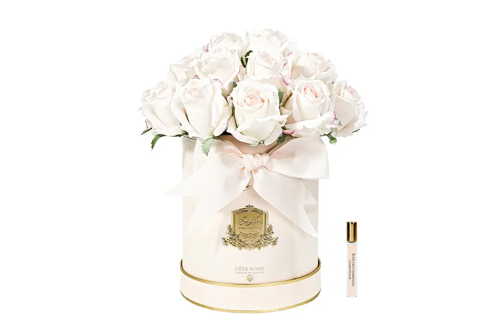 CÔTE NOIRE - Hat Box Rose Bouquet - BLUSH