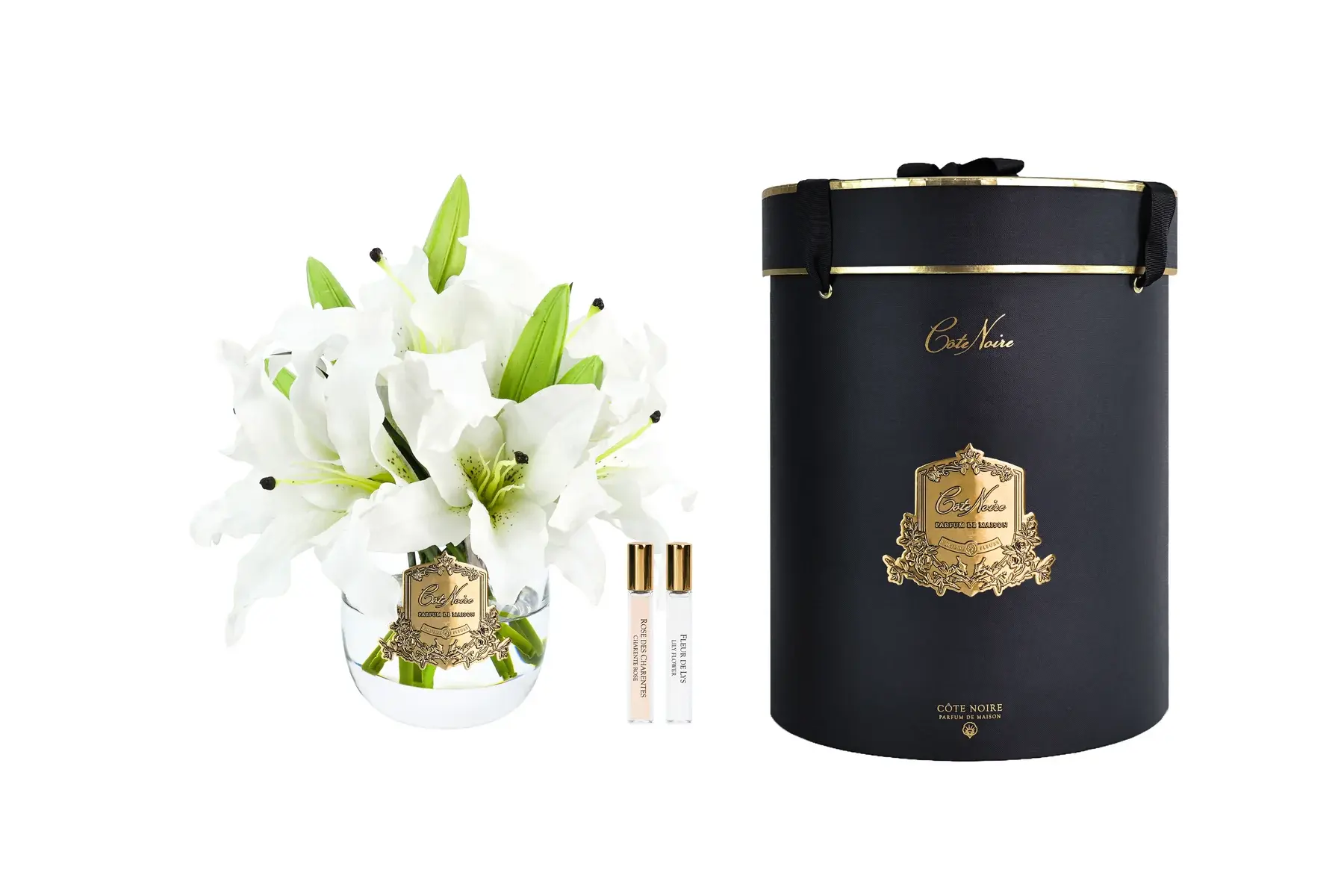 Cote Noire - Heritage Lily Bouquet - White