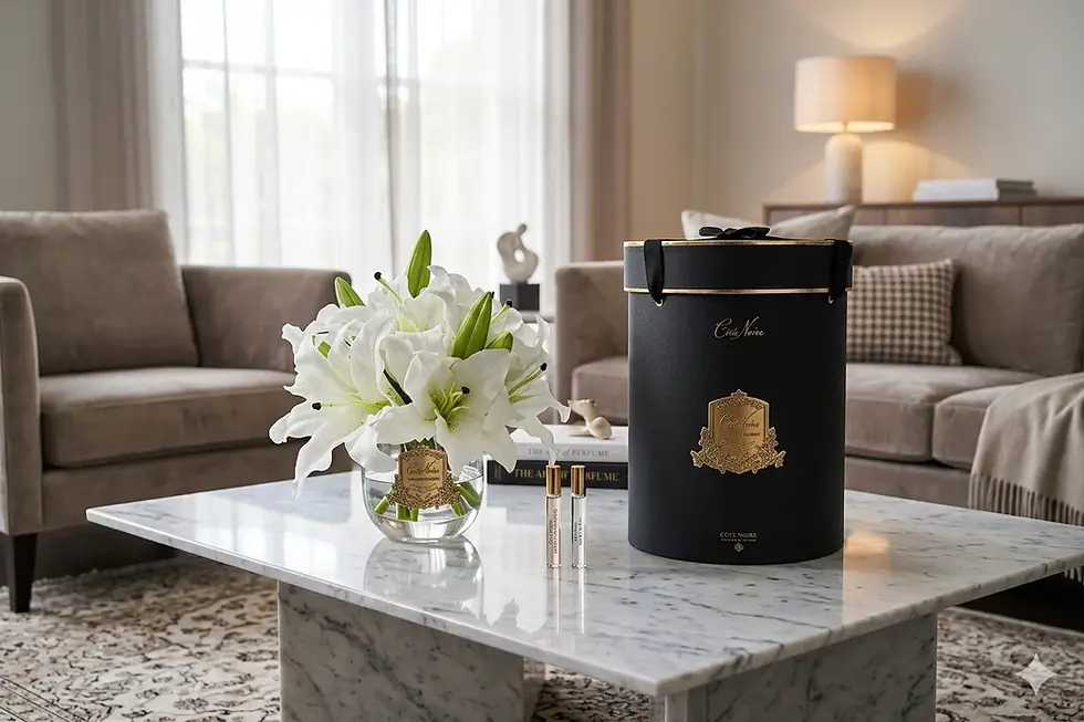 Thumbnail: Cote Noire - Heritage Lily Bouquet - White