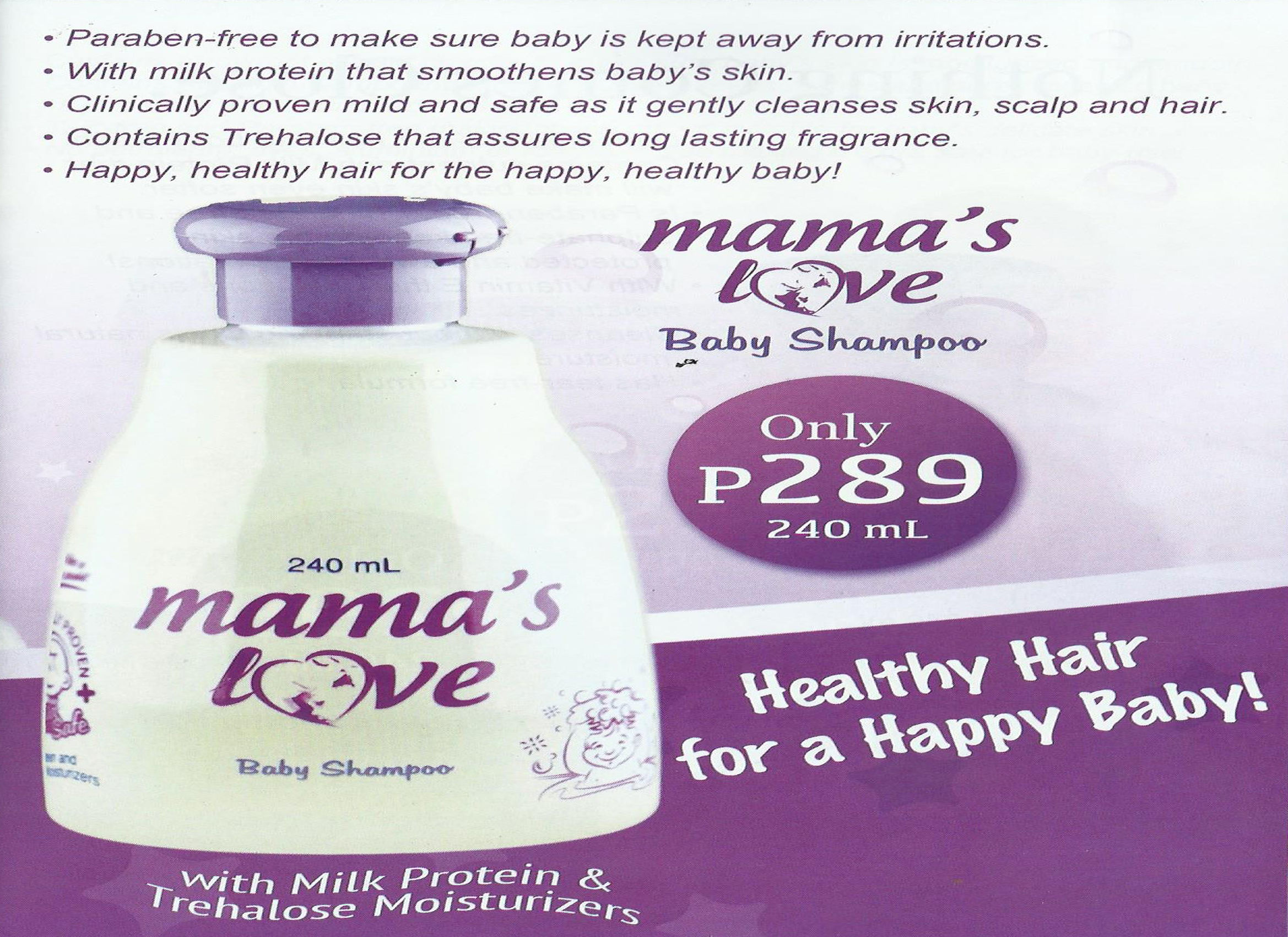 Mama's Love Baby Shampoo 240mL