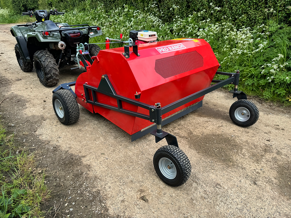 Thumbnail: New Pro Ranch ATV Sweeper/Poo Picker