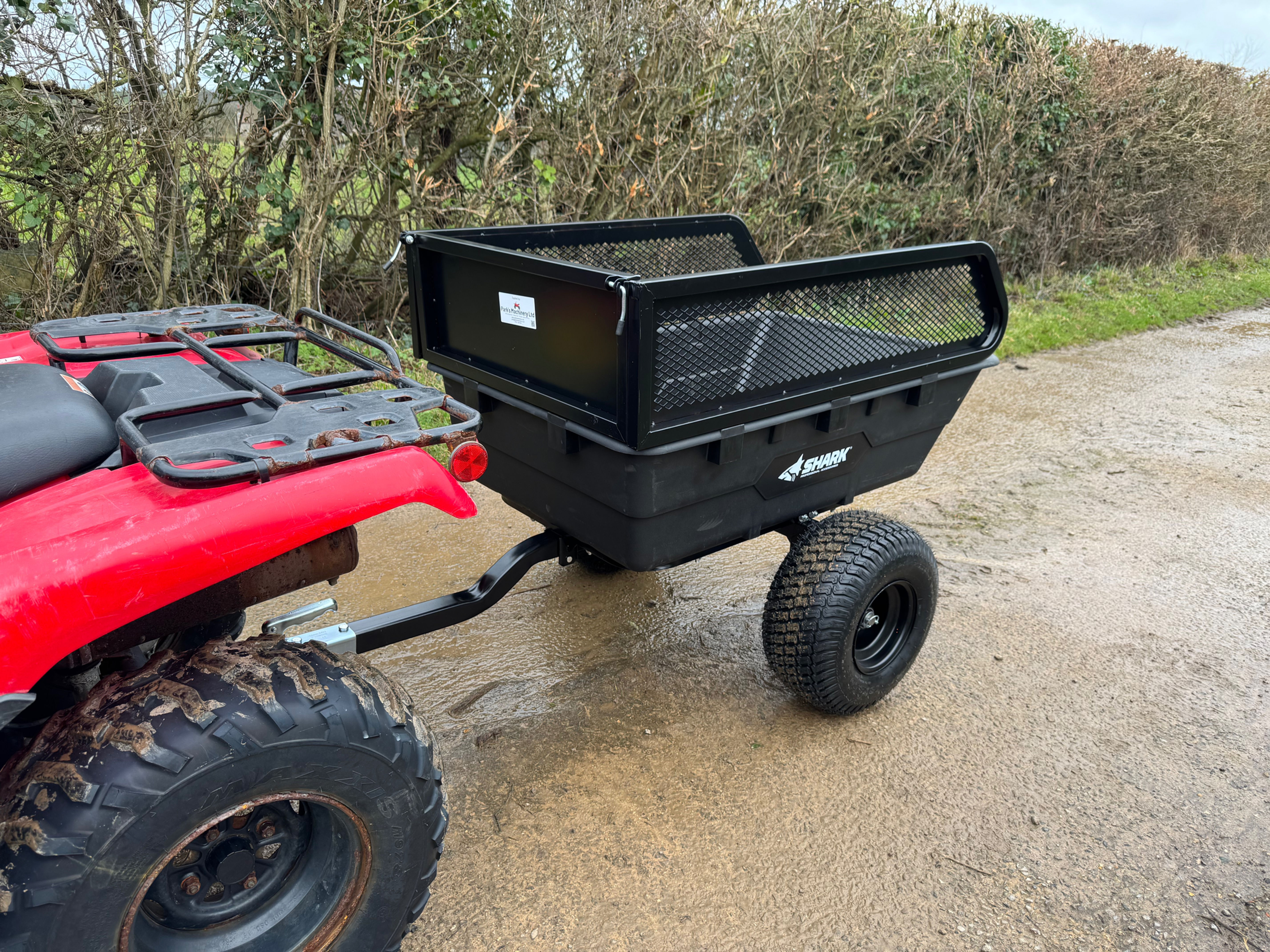 300kg Tipping Trailer with sides