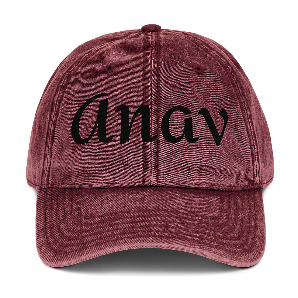 Thumbnail: 'Anav' Vintage Cotton Twill Cap