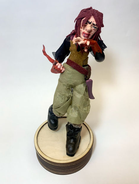 Main view of the sculpture, part 1