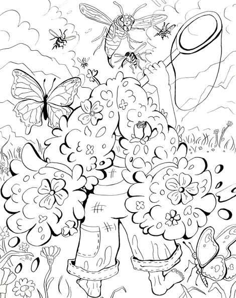 Line Art for Panel 2