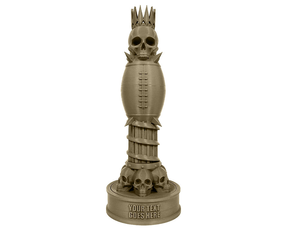 Thumbnail: Spiked Football Tower Trophy