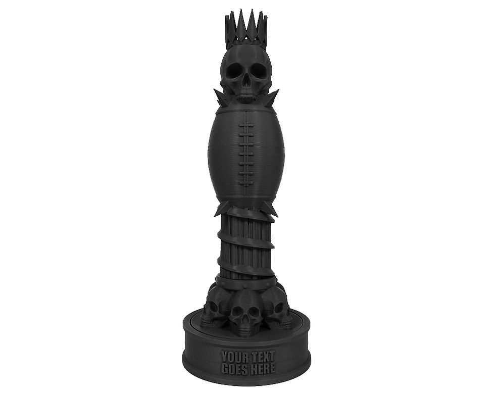 Thumbnail: Spiked Football Tower Trophy