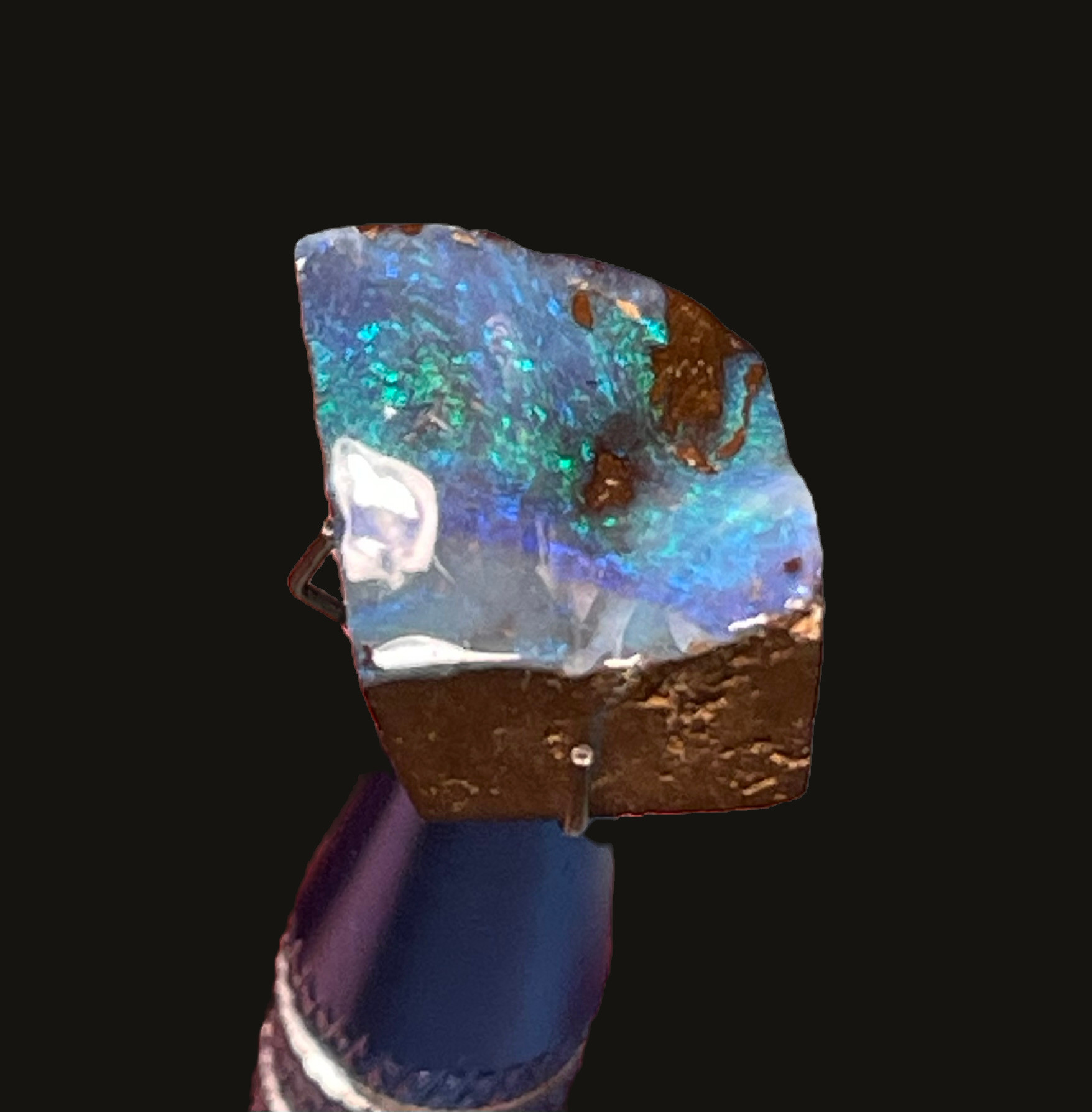 Boulderopal Ringstein