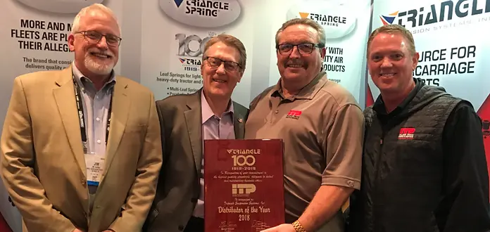 Inland Truck Parts Distributor of the Year Triangle Suspension Systems