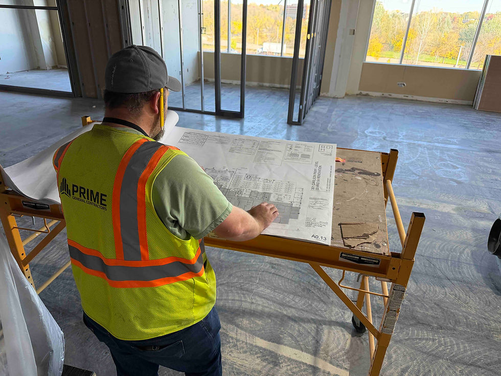 Medica office remodel construction Prime General Commercial Contractors Office Renovation St Paul Minneapolis Tenant Build Out Renovation Refinishing Project Commercial Construction Building