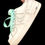 Thumbnail: Platinum Sole Platinum Bling Bridal Nike Air Force 1 Custom Sneaker Shoes Sparkle Bat Mitzvah Quinceanera Ball Prom Wedding