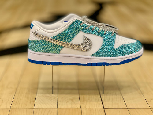 dunks with rhinestones