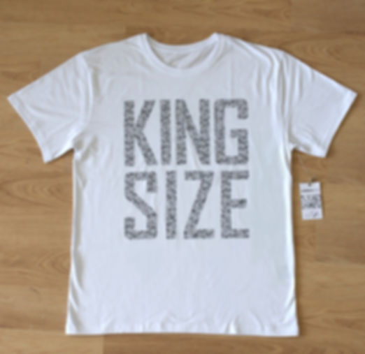 King Size t-shirt by Lionmilk / White