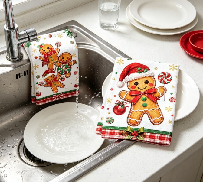 Thumbnail: Christmas Tea Cloth