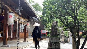 鬼の角に紙泥棒