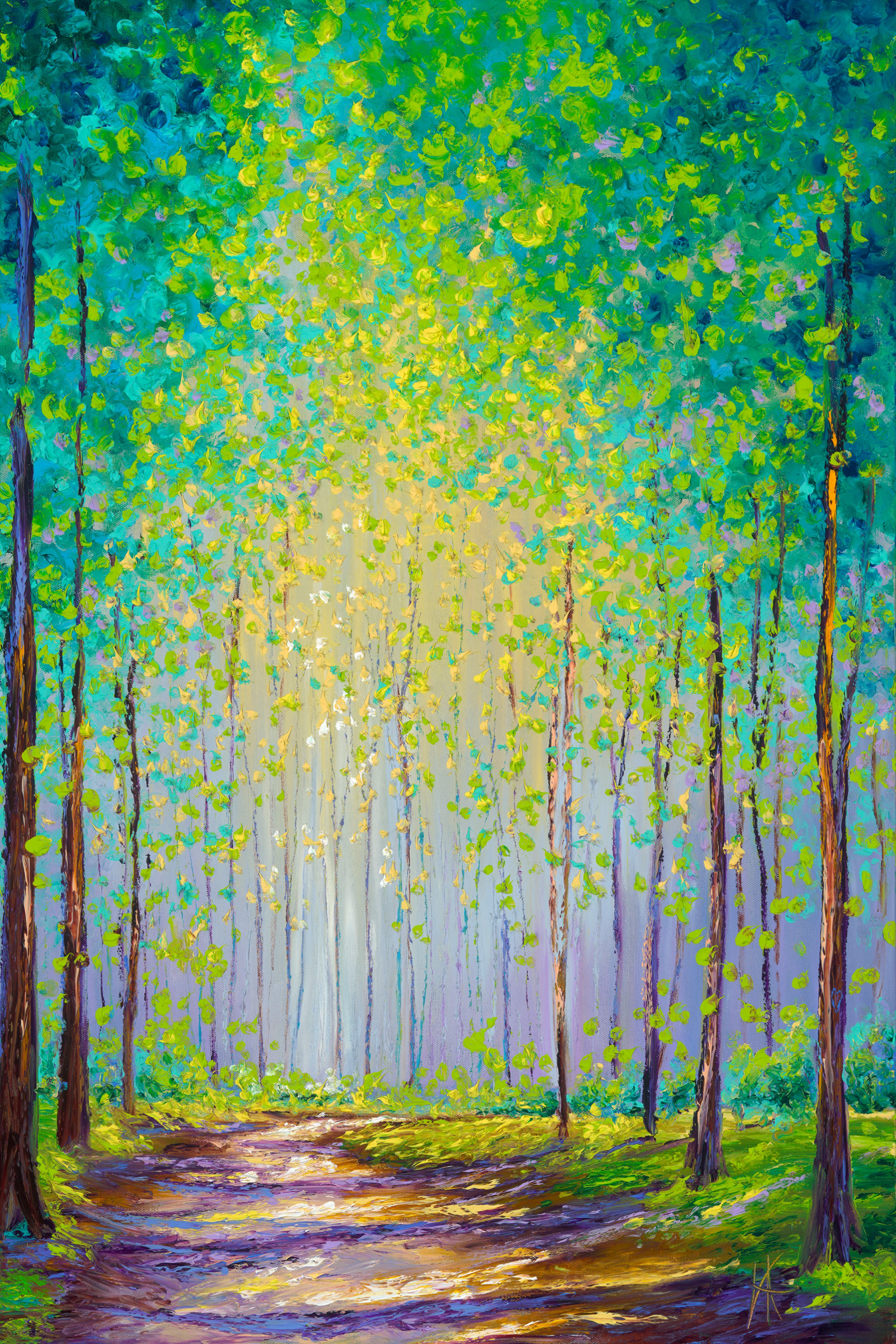 Afternoon Stroll 24x36in Art By Kimberly 2018
