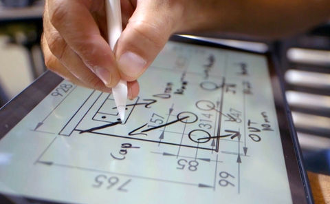 שרטוט טכני של בריכה