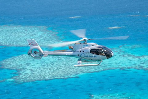 Side view of the H130 while on air