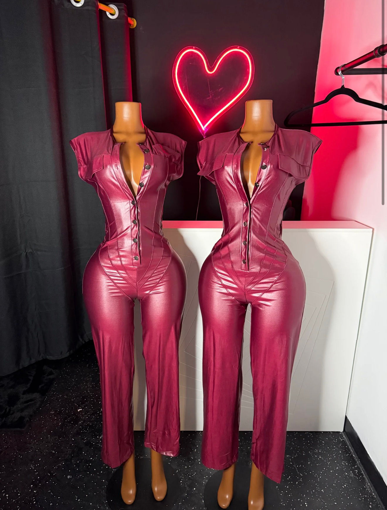 Crimson Allure Jumpsuit