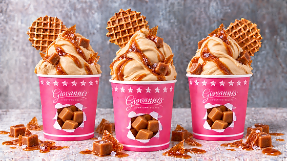 Caramello Salato Gelato | Giovanni's Gelato Dal 2013
