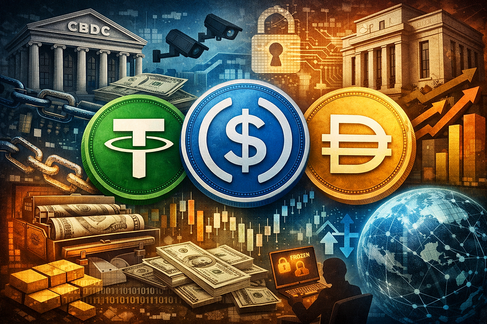 Stablecoiny - fundament rynku krypto czy prototyp cyfrowej kontroli?