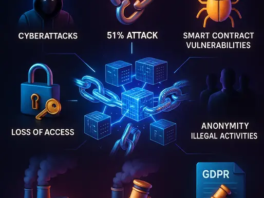 Zagrożenia technologii blockchain.