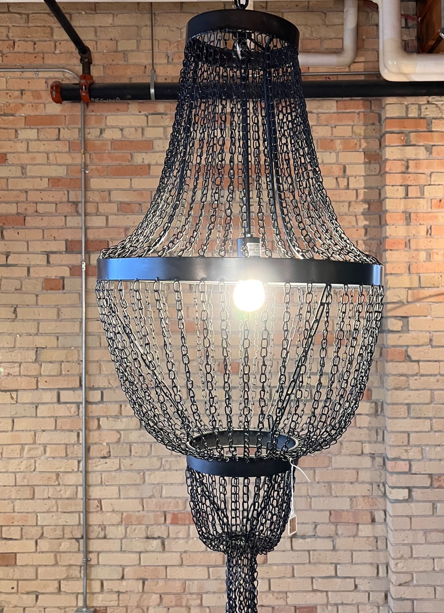 Metal Chain Chandelier