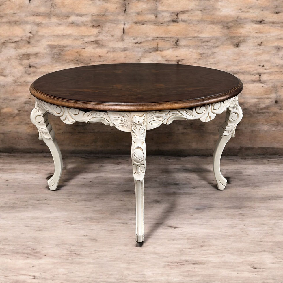 Thumbnail: Ornate Oval  Side Table