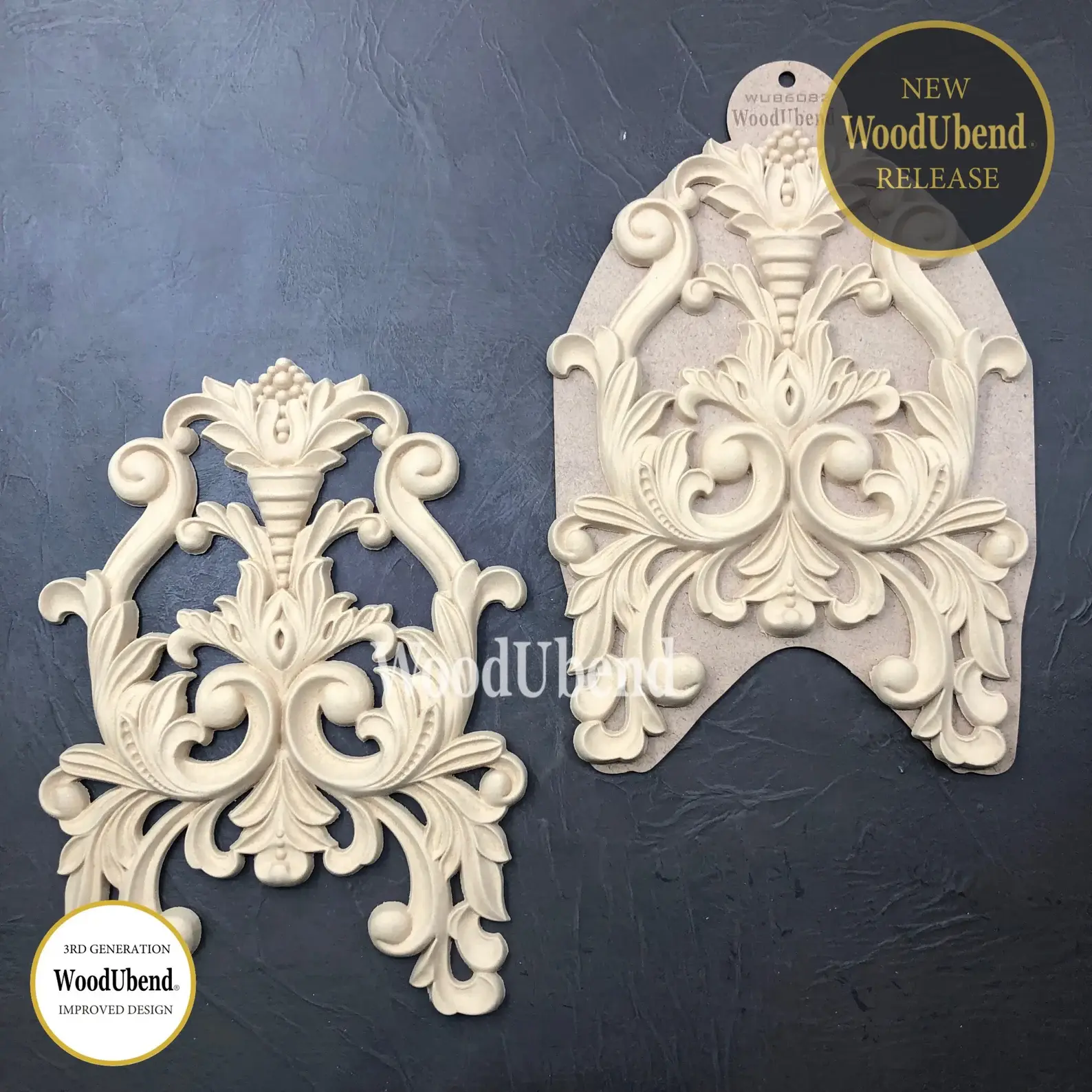 Pack of Two Elaborate Centrepieces WUB6082 - 31.5x22.5cm