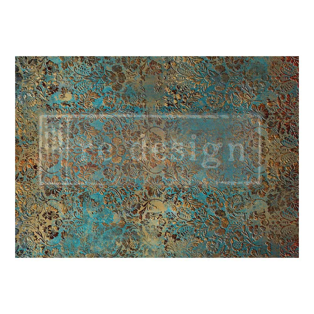 Aged Patina Decoupage Decor Fiber Tissue Paper