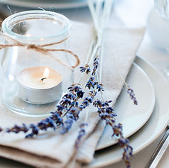 Wedding table setting
