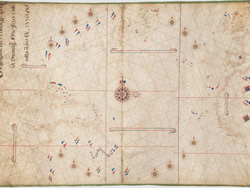 Chart of the Week | Chart of the Atlantic and Caribbean Sea, Diego Gutierrez, 1550, Spain