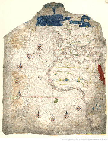 Chart of the Week | The Kunstmann III Chart, 1501-1502, anonymous portuguese