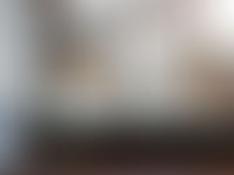 球根でいっぱいの窓辺