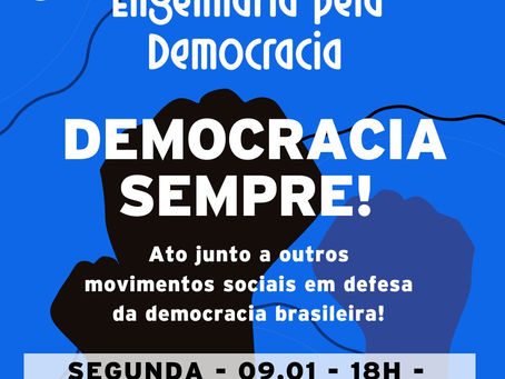 Democracia sempre!
