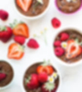 Chocolate Cupcakes with Berries