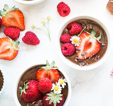 Chocolate Cupcakes with Berries