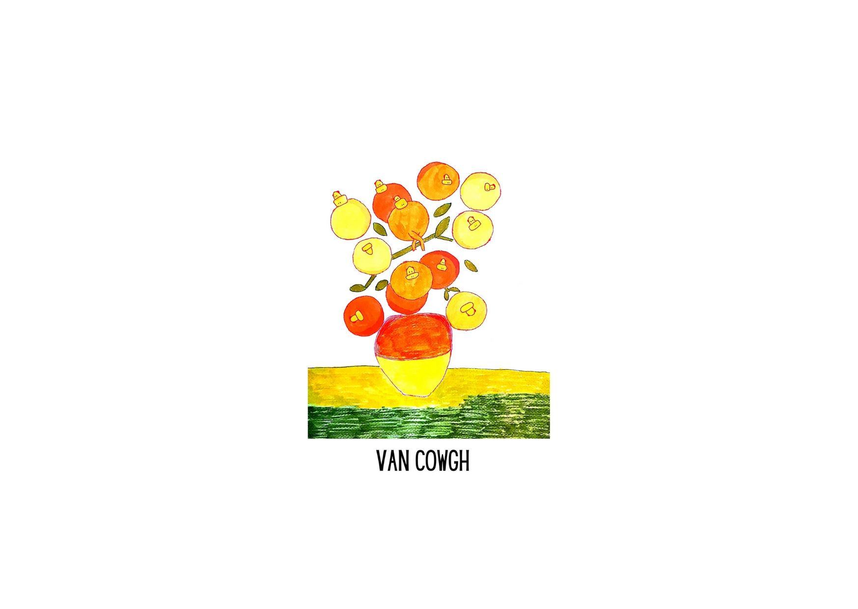Van Cowgh {Medium postcard}