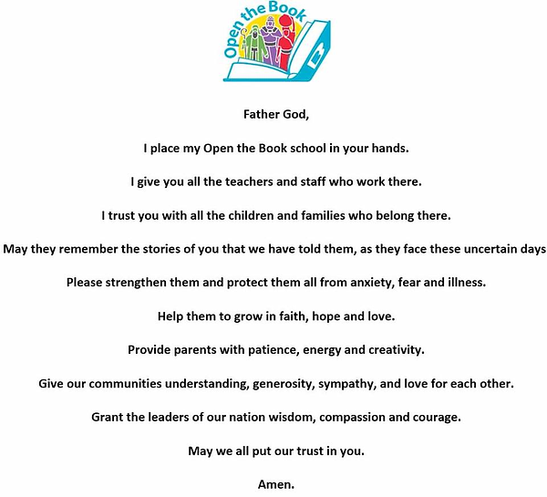 Open the Book prayer