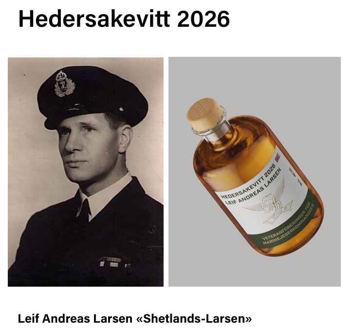 HedersAkevitt - Leif Andreas Larsen «Shetlands-Larsen»