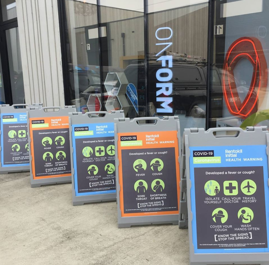 Covid19 Signs Project A Frame Boards Onform Signs