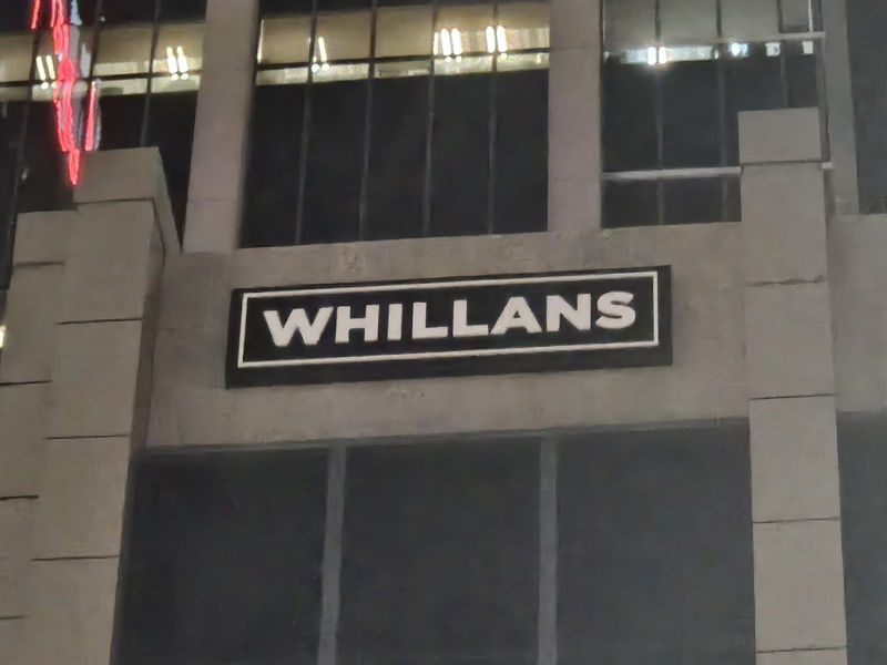Whillans building sign: building signs by Sterling Signs Auckland