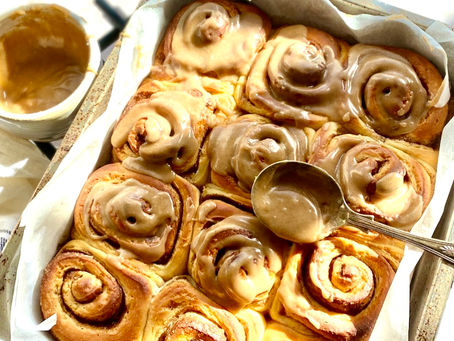 Overnight brown butter cinnamon rolls