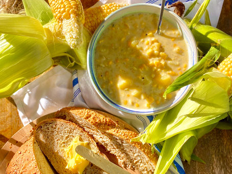 Creamy sweetcorn and smoked haddock chowder