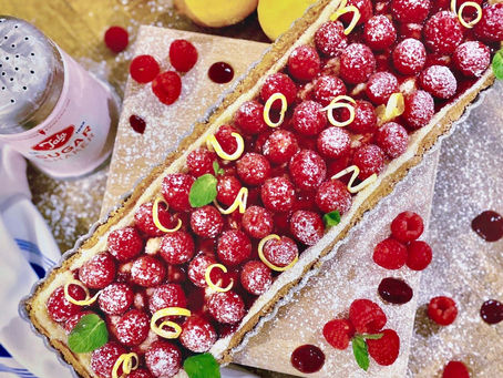 Lemon & Raspberry tart