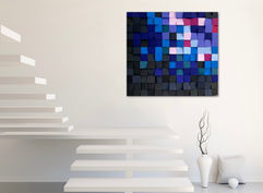 Sound Diffusor aus Buchenholz in Praxisfarben