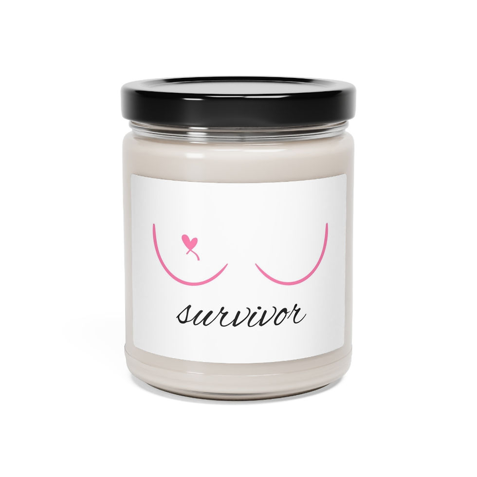 Thumbnail: Breast Cancer Survivor Candle - white 