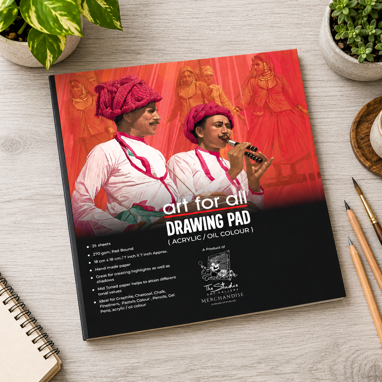 DRAWING PAD-AO 7X7